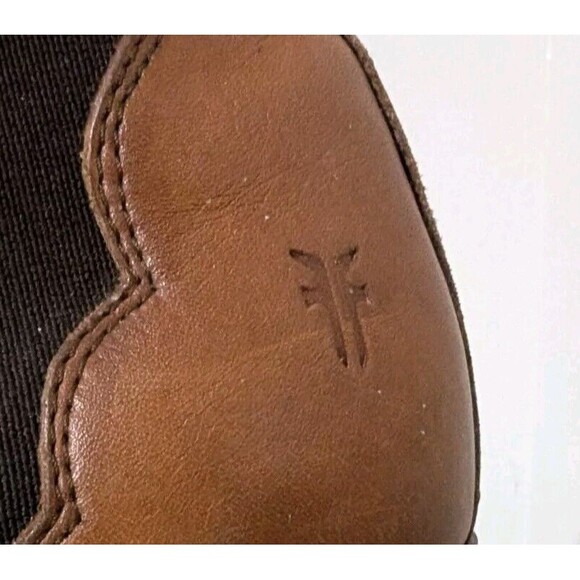 Frye Brown Leather 76303 Jackie Gore Cowboy Western Bootie Chelsea Boot Size 6B - Picture 5 of 14